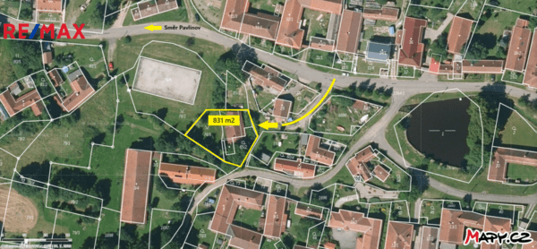 Prodej pozemku pro bydlení, 831 m2, Horní Radslavice