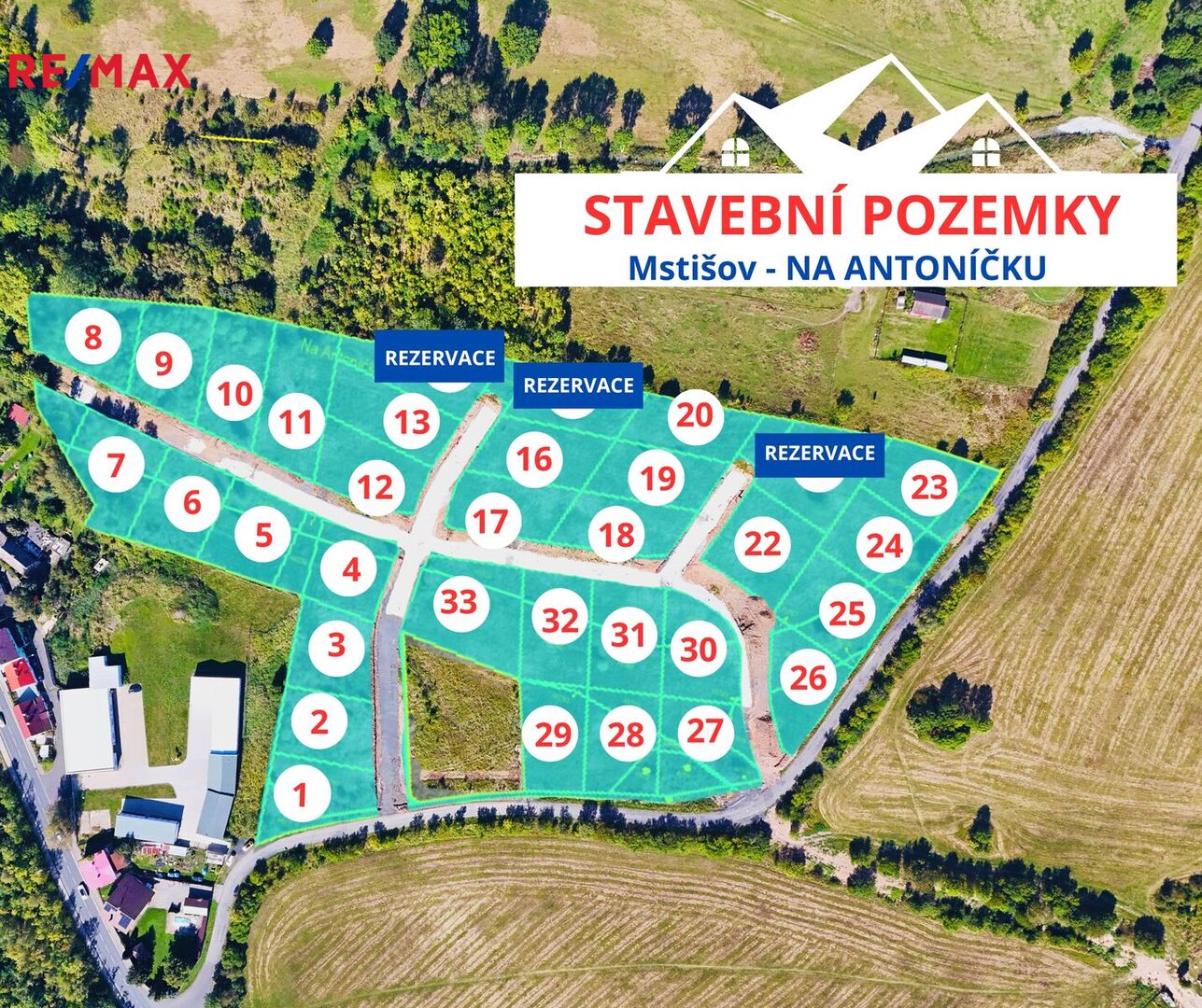 Prodej pozemku pro bydlení, 737 m2, Dubí